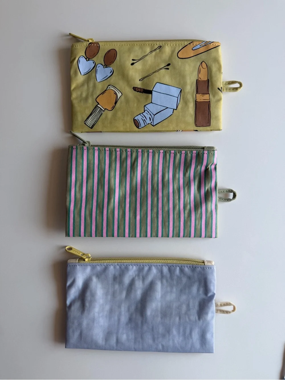 NWOT BAGGU Set of 3 SMALL SIZE Go Pouches